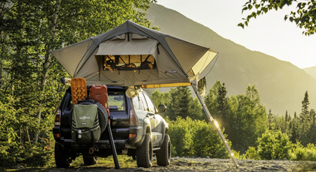 Outdoor Gear: Tents, camping equipment, hiking accessories, and survival tools.