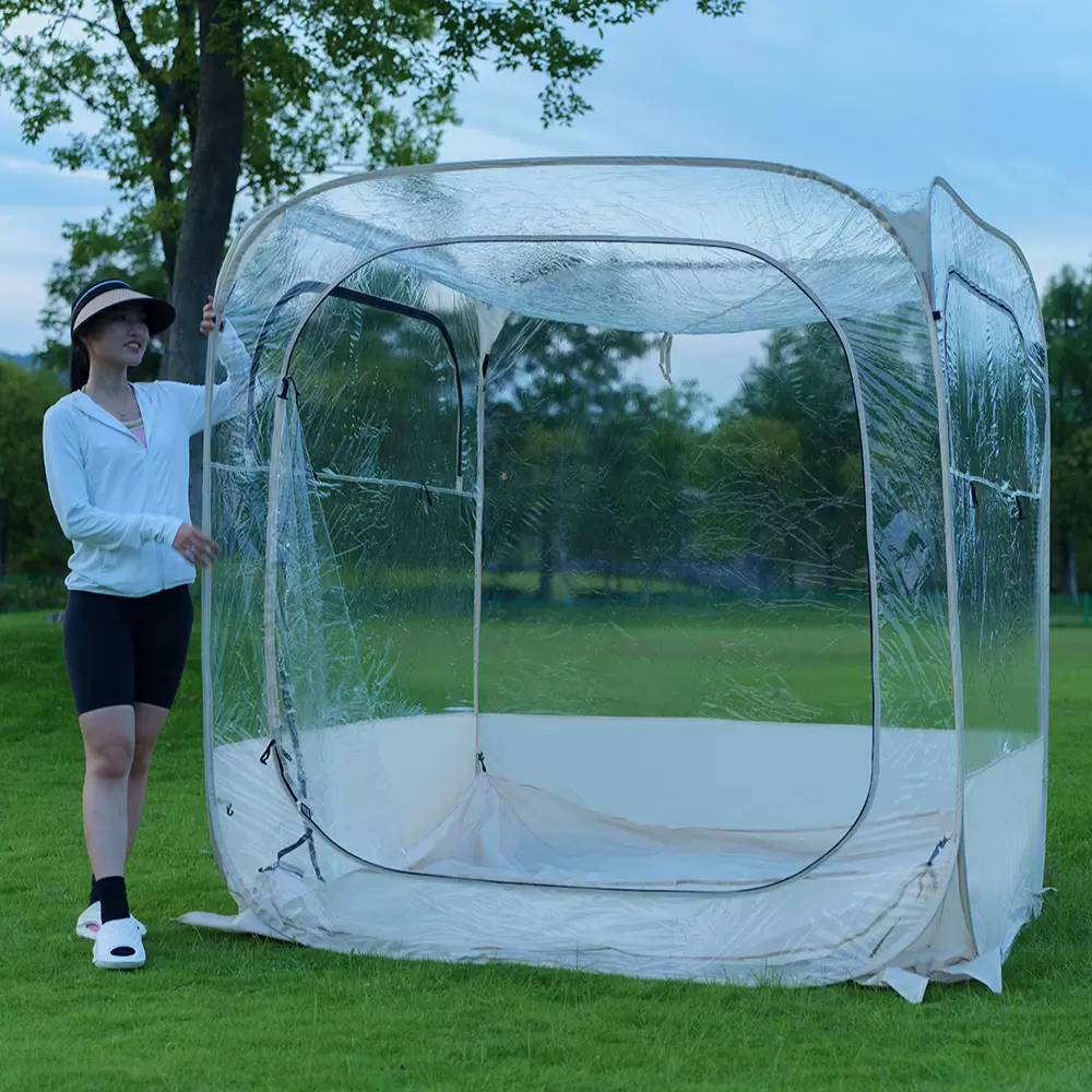 ClearView Bubble Tent: Instant Setup for All-Season Outdoor Fun