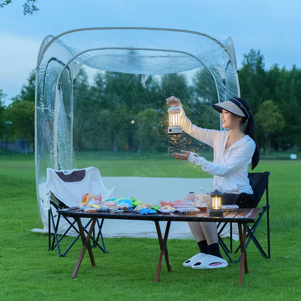 pop-up bubble tent